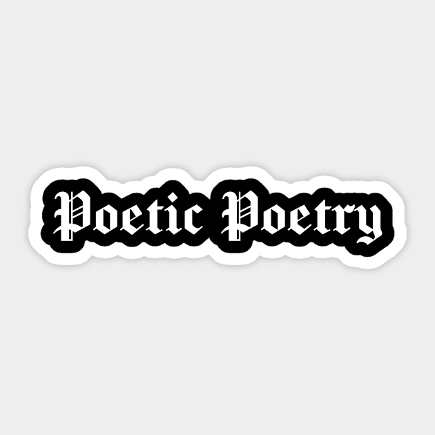 Poetic Poetry Sticker by PoeSquadron